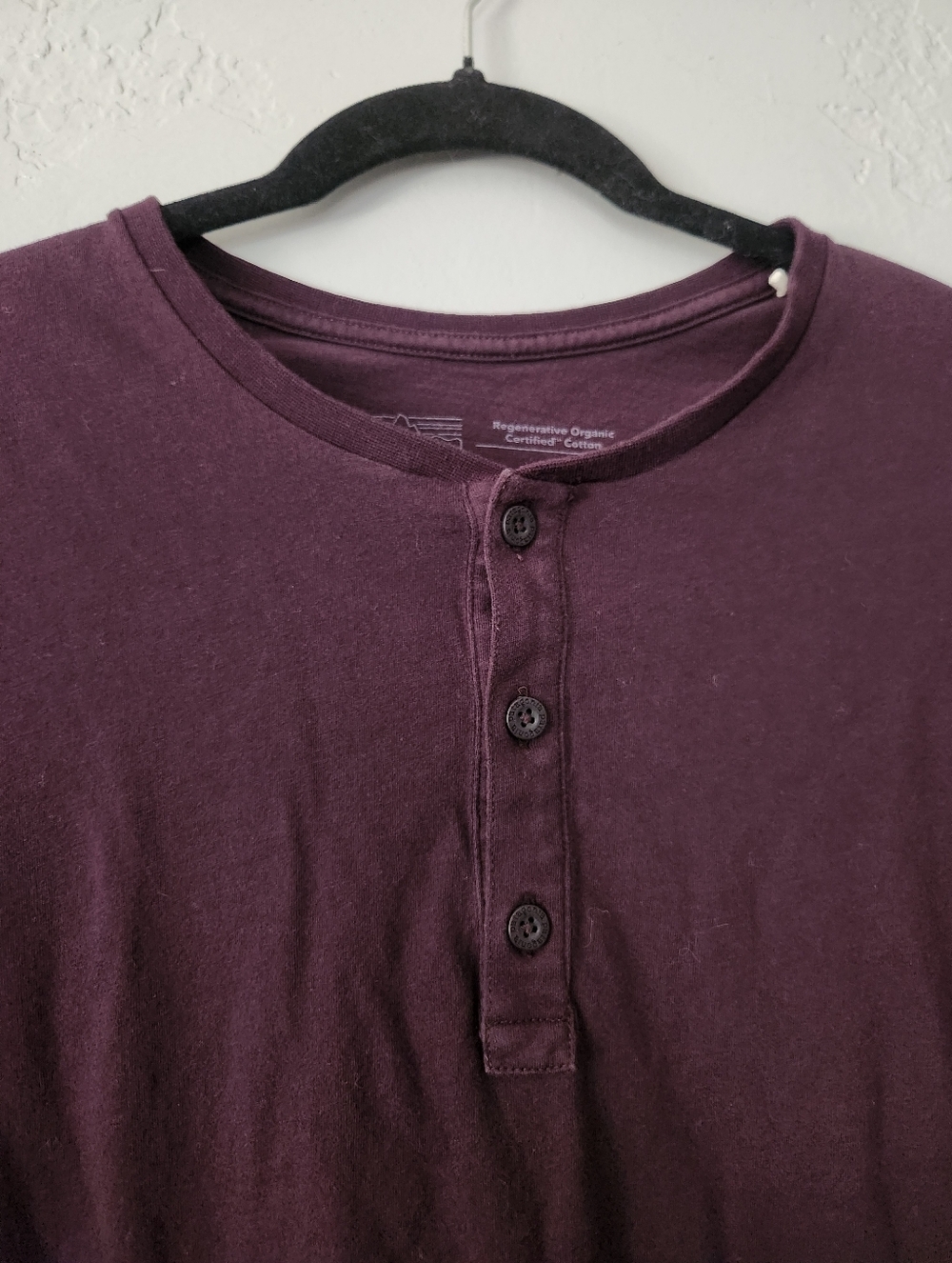 Patagonia Mens Long Sleeve Daily Henley Shirt Medium - Picture 3 of 6